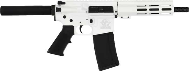Picture of Great Lakes Firearms & Ammo Ar15 Pistol 223 Wylde 7.5" Nitride Bbl White GL15223P WHT 638457789379