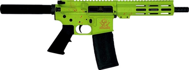 Picture of Great Lakes Firearms & Ammo Ar15 Pistol 223 Wylde 7.5" Nitride Zombie Splatter GL15223P S-ZOM 638457791440