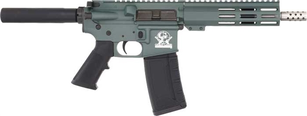 Picture of Great Lakes Firearms & Ammo Ar15 Pistol 223 Wylde 7.5" Ss. Bbl. Charcoal Green GL15223SSP CHG 638457789263