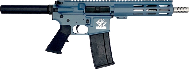 Picture of Great Lakes Firearms & Ammo Ar15 Pistol 223 Wylde 7.5" Stainless Bbl Blue GL15223SSP BLU 638457789249