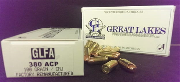 Picture of Great Lakes Firearms & Ammo Lakes Ammo .380Acp 100Gr. Fmj 50-Pack