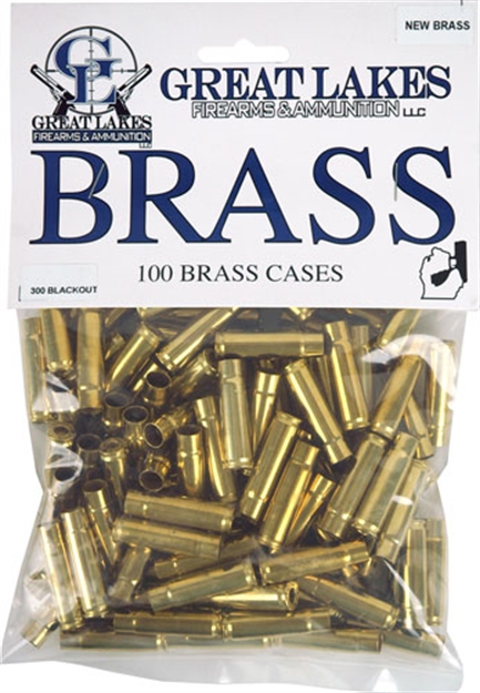 Picture of Great Lakes Firearms & Ammo Lakes Brass .300 Aac Blackout New 100Ct