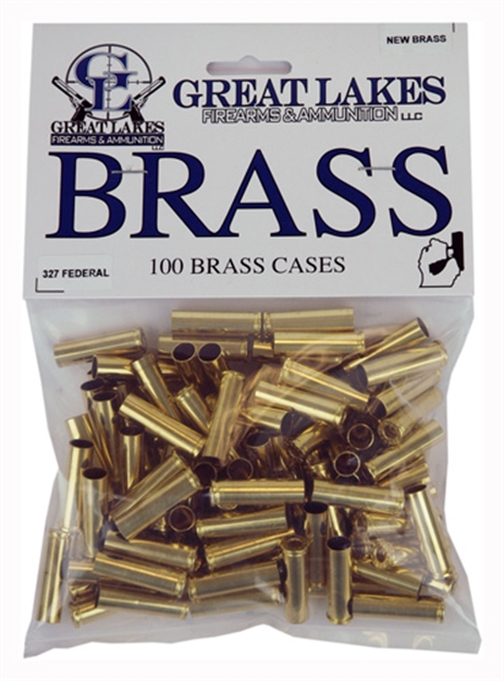 Picture of Great Lakes Firearms & Ammo Lakes Brass .327 Federal Magnum New 100Ct