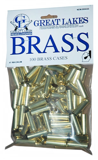 Picture of Great Lakes Firearms & Ammo Lakes Brass .41 Rem. Magnum New 100Ct