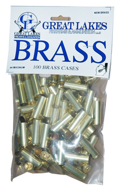 Picture of Great Lakes Firearms & Ammo Lakes Brass .44 Rem. Magnum New 100Ct