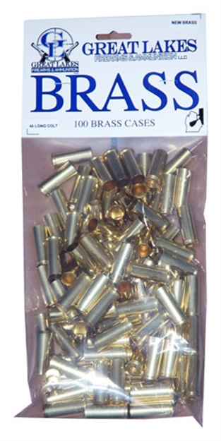 Picture of Great Lakes Firearms & Ammo Lakes Brass .45 Long Colt New 100Ct