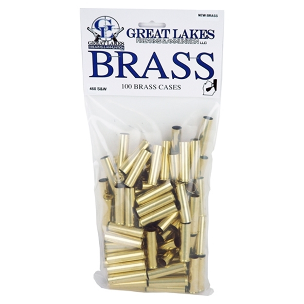 Picture of Great Lakes Firearms & Ammo Lakes Brass .460 S&W Magnum New 100Ct