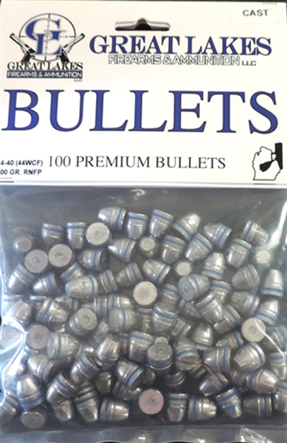 Picture of Great Lakes Firearms & Ammo Lakes Bullets .44-40 .427 200Gr. Lead-Rnfp 100Ct