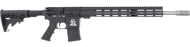 Picture of Great Lakes Firearms  Ar-15  450 Bushmaster 5+1 18" Stainless Barrel, Black Rec, A2 Grip, Carbine Stock, Compensator GL15450SS BLK
