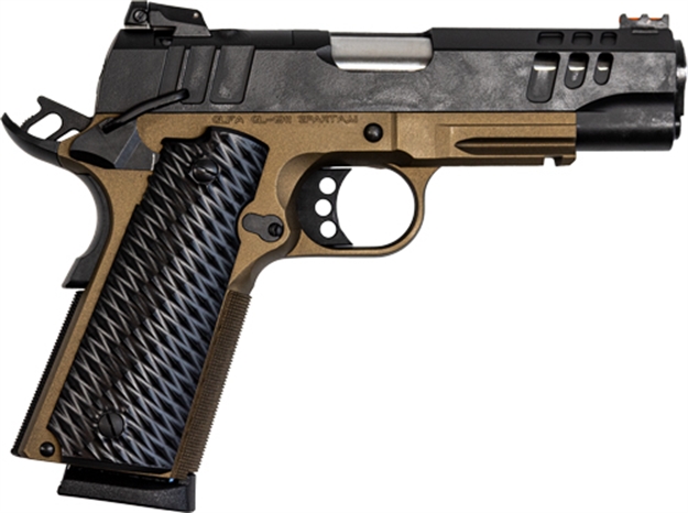 Picture of Great Lakes Firearms 1911 Pistol 45Acp 4.25" FS Black Slide Bronze Frame GL1911-45CSS BRZ 638457790382
