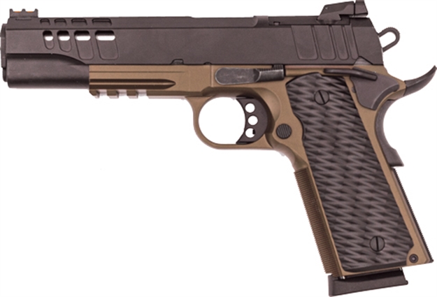 Picture of Great Lakes Firearms 1911 Pistol 45Acp 5" FS Black Slide Bronze Frame GL1911-45FSS BRZ