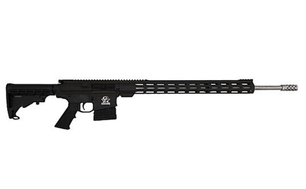 Picture of Great Lakes Firearms Gl10243ssblk Ar-10  243 Win 5+1 24" Stainless Threaded Barrel, Black Aluminum Receiver W/Picatinny Rail, M-Lok Handguard, Adjustable Stock, Mil-Spec Grip, Right Hand GL10243SS BLK