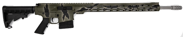 Picture of Great Lakes Firearms Ar10 Rifle 243 Win 24" S/S Bbl 5-Rd Pursuit Grn GL10243SS P-GRN 638457792591