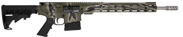Picture of Great Lakes Firearms Ar10 Rifle 308 Win 18" S/S 10Rd Pursuit Green Camo GL10308SS P-GRN