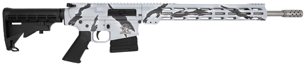 Picture of Great Lakes Firearms Ar10 Rifle 308 Win 18" S/S Bbl 10Rd Pursuit Snow Camo GL10308SS P-SNO 638457792164