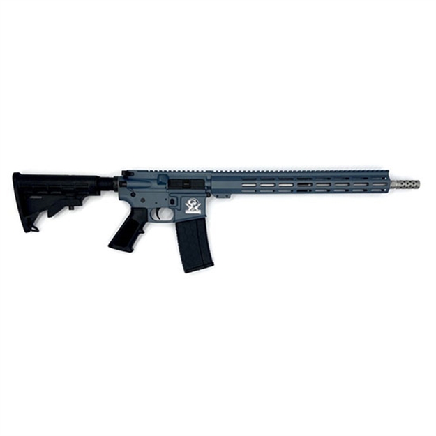 Picture of Great Lakes Firearms Gl15223ssblu Ar-15  223 Wylde 30+1 16" Stainless Barrel, Blue Titanium Cerakote Receiver, Full Picatinny Rail,  Black Collapsible Stock, Polymer Grip G223BL 702458690962