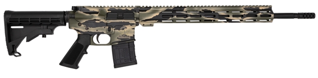 Picture of Great Lakes Firearms Ar15 450 Bushmaster 18" Nit Bbl Pursuit Green Camo GL15450 P-SNO