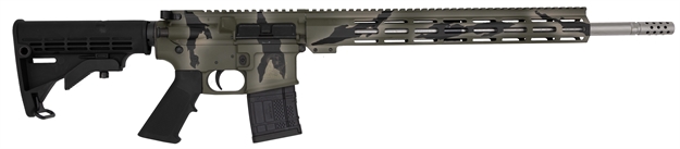 Picture of Great Lakes Firearms Ar15 450 Bushmaster 18" S/S Bbl Pursuit Green Camo GL15450SS P-GRN
