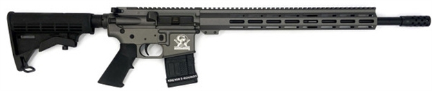Picture of Great Lakes Firearms Ar15 450 Bushmaster 18" Nit Bbl Tungsten Grey G450TG 702458690665
