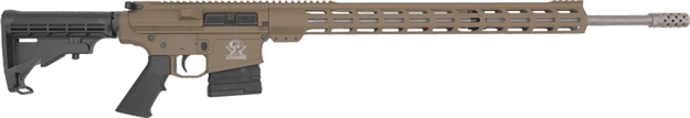 Picture of Great Lakes Firearms Gl10243ssfde Glfa  243 Win 5+1 24" Stainless Threaded Barrel, Flat Dark Earth Cerakote Picatinny Rail Aluminum Receiver, Adjustable Black Synthetic Stock, Mil-Spec Polymer Grip GL10243SS FDE 638457792560