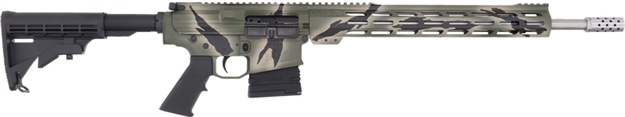 Picture of Great Lakes Firearms Ar10 Rifle 308 Win 18" S/S 10Rd Pursuit Green Camo GL10308SS P-GRN