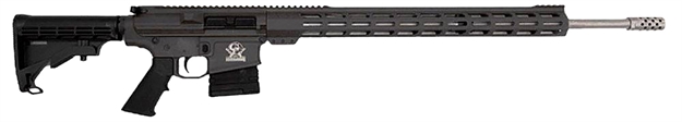 Picture of Great Lakes Firearms Gl10243sstng Glfa  243 Win 5+1 24" Stainless Threaded Barrel, Tungsten Cerakote Picatinny Rail Aluminum Receiver, Adjustable Black Synthetic Stock, Mil-Spec Polymer Grip GL10243SS TNG 638457792584