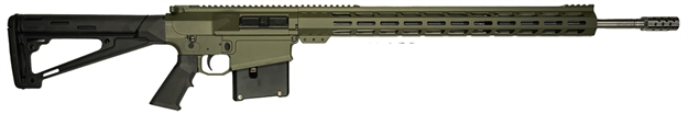 Picture of Great Lakes Firearms Gl10308ssodg Glfa  308 Win 10+1 18" Stainless Threaded Barrel, OD Green Cerakote Picatinny Rail Aluminum Receiver, 6 Position Mil-Spec Black Synthetic Stock, Mil-Spec Polymer Grip GL10308SS ODG 638457791617