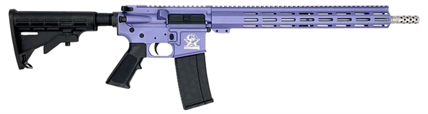 Picture of Great Lakes Firearms Gl15223ssorc Ar-15  223 Wylde 30+1 16" Black Nitride Threaded Barrel, Wild Orchid Cerakote Aluminum Receiver W/Picatinny Rail, M-Lok Handguard, Black Polymer Stock, Mil-Spec Grip GL15223SS ORC