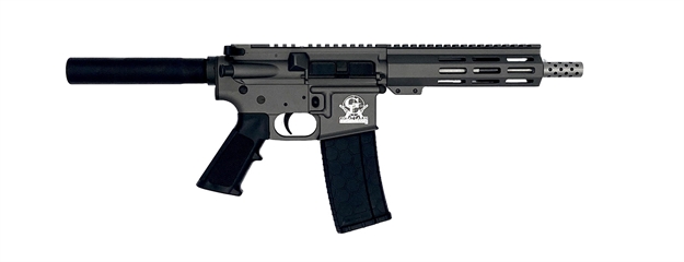 Picture of Great Lakes Firearms Gl15223ssptng Ar-15 Pistol 223 Wylde 30+1 7.50" Stainless Barrel, Tungsten Rec, 7" M-Lok Handguard, Buffer Tube (No Brace), Black A2 Grip GL15223SSP TNG 638457789362