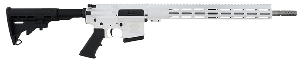 Picture of Great Lakes Firearms Gl15350sswht16 Glfa  350 Legend 5+1 18" Stainless Threaded Barrel, White Cerakote Picatinny Rail Aluminum Receiver, M-Lok Handguard Black Synthetic Stock, Mil-Spec Polymer Grip GL15350SS WHT16 702458691167
