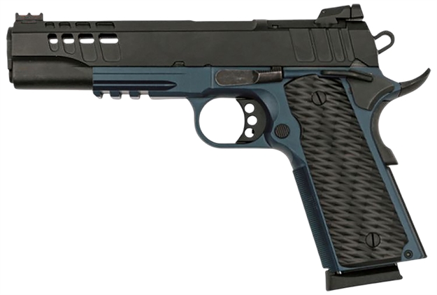 Picture of Great Lakes Firearms 1911 Pistol 45Acp 5" FS Black Slide Titanium Frame GL1911-45FSS BLU 638457790306