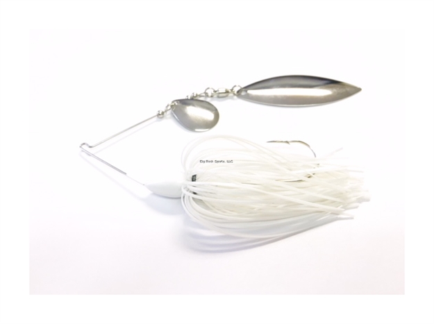Picture of Greenfish Tackle Ballistic Blade White Colorado/Willow 3/8 Oz.