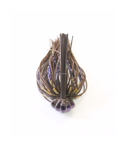 Picture of Greenfish Tackle Crawball Football Jig Living Rubber Peanut Butter And Jelly 1/2 Oz. Cbfjlrpbj34