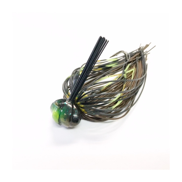 Picture of Greenfish Tackle Crawball Football Jig Living Rubber Toxic Craw 1/2 Oz.