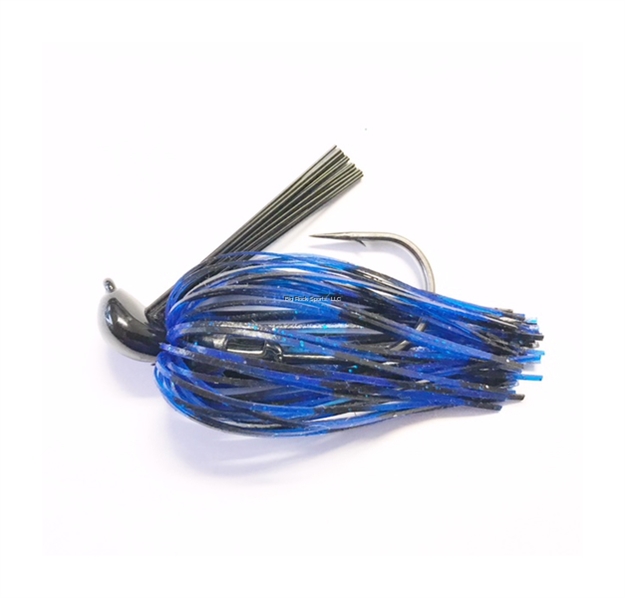 Picture of Greenfish Tackle Greenfish Skipping Jig  HD Black/Blue 3/8 Oz.