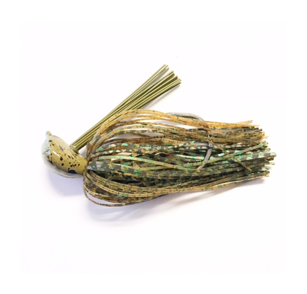Picture of Greenfish Tackle Greenfish Skipping Jig  HD Gourd Green 3/8 Oz.