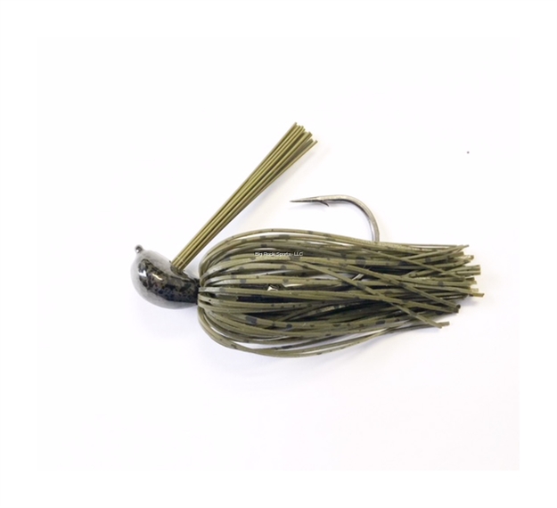 Picture of Greenfish Tackle Greenfish Skipping Jig  HD Green Pumpkin 1/2 Oz.