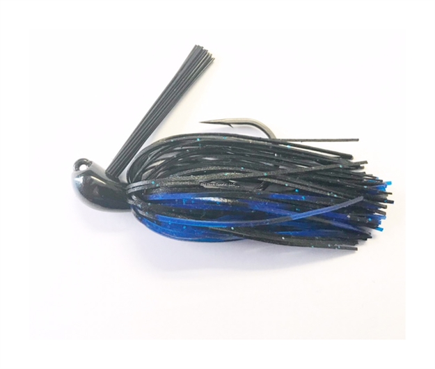 Picture of Greenfish Tackle Shin Fukae Chibi Jig Black/Blue 9/16 Oz.