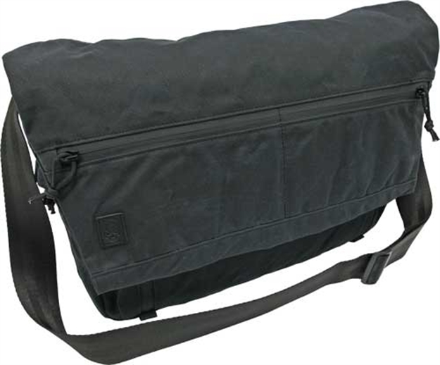 Picture of Grey Ghost Gear Ghost Gear Wanderer Bag Waxed Canvas Black< 6027-BLK