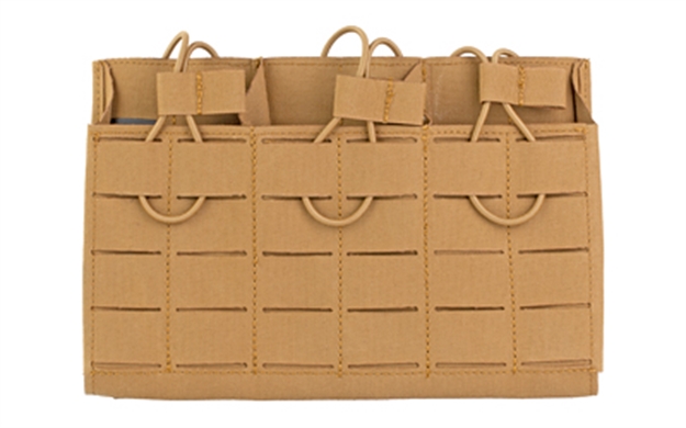 Picture of Grey Ghost Gear Ghost GE Triple Mag Panel 5.56 Mag Pouch Laminate Coyote GTG0384-14