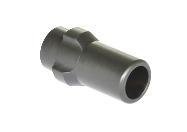 Picture of  Griffin Armament 3L1228 3-Lug  9Mm Luger 1/2"-28 Tpi 17-4 Stainless Steel Black Melonite Qpq 791154081983