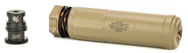 Picture of Griffin Armament Silencer Dual-Lok Hrt Fde GADLHRT5FDEW 689396838390