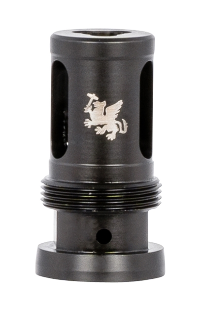 Picture of  Griffin Armament Tmhc305824 Taper Mount Hammer Comp Black 17-4 Stainless Steel With 5/8"-24 Tpi Threads, 1.94" Oal & 1.08" Diameter For 30 Cal