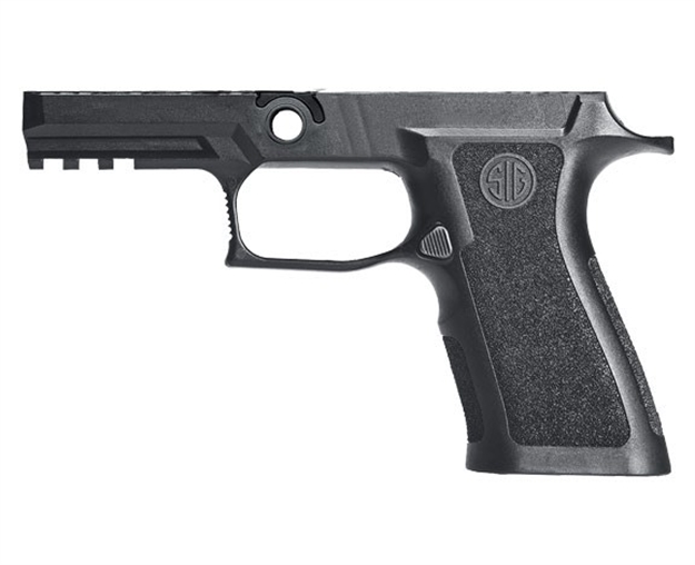 Picture of Sig Sauer Gripmodxca943mblk P320 Grip Module X-Series Carry (Medium Size Module), 9Mm Luger/40 S&W/357 Sig, Black Polymer, Fits Sig P320 (3.90" & 4.70") GRIP-MODX-CA-943-M-BLK