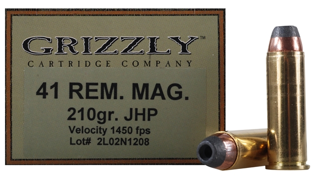 Picture of Grizzly Ammo Gc41m2 Handgun  41 Rem Mag 210 GR Jacketed Hollow Point (Jhp) 20 Bx/ 10 CS