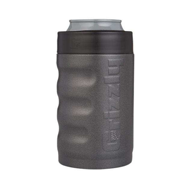 Picture of Grizzly Cooler Coolers Grizzly Grip Can Koozie 12Oz Charcoal<