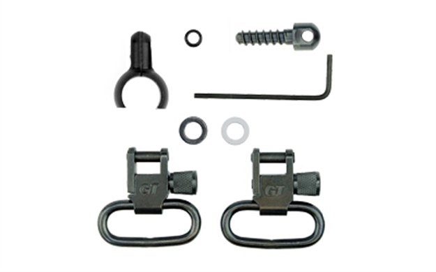 Picture of  Grovtec US Inc Gtsw43 Swivel Set Tube .630"-.675" 1" Black Steel Rifle