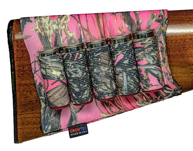 Picture of Grovtec Buttstock Cartridge Shell Holder- Shotgun Open Styletrue Timber Pink GTAC75