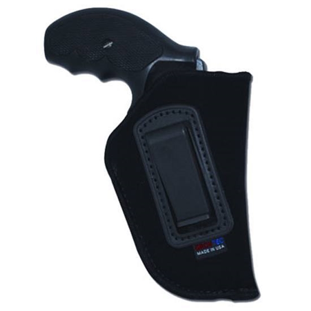 Picture of  Grovtec US Inc Gthl14105r Inside The Pants  Iwb Size 05 Black Suede Belt Clip Fits Large Semi-Auto 4-5" Barrel Right Hand