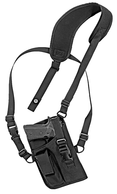 Picture of  Grovtec US Inc Gthl15105r Trail Pack  Shoulder Black Nylon Harness Fits Large Semi-Auto Fits 4.50-5" Barrel Right Hand